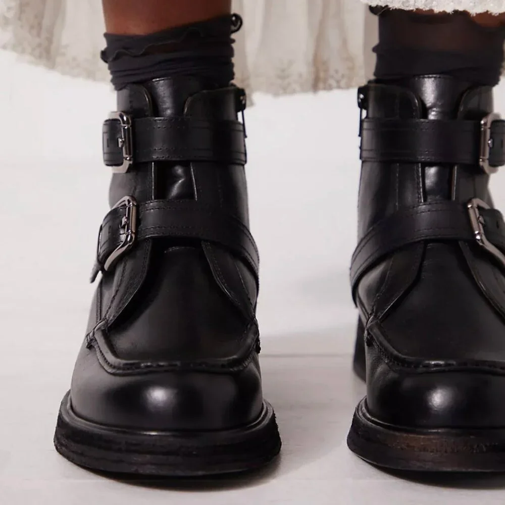Free People Isla Moto Boot NEW Size 8.5